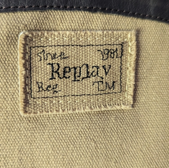 Replay sz40 (size 9)  zipper dragon embroidered canvas zipper riding boots VGUC - Picture 6 of 9